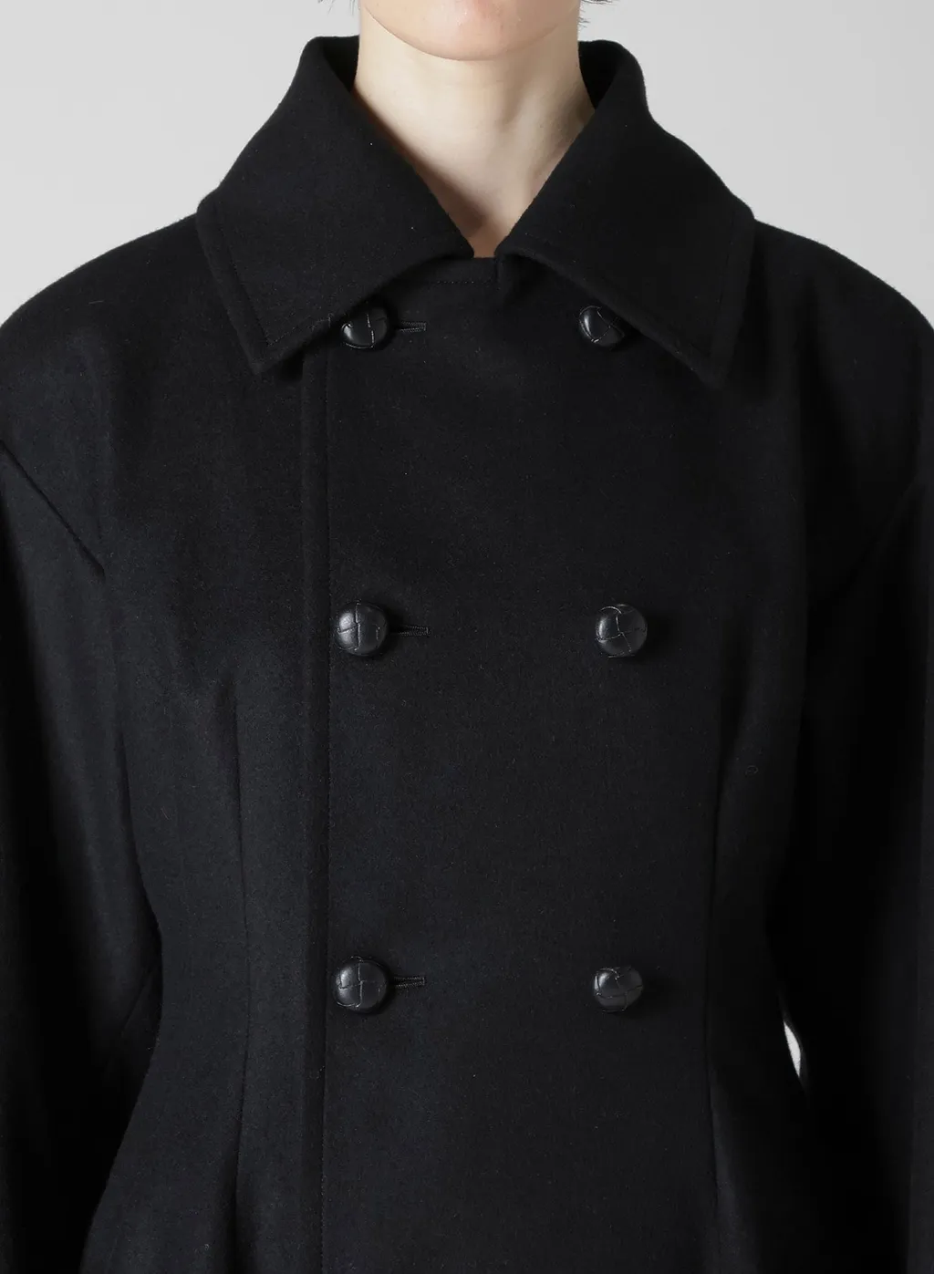 Melton Darts Pea Coat