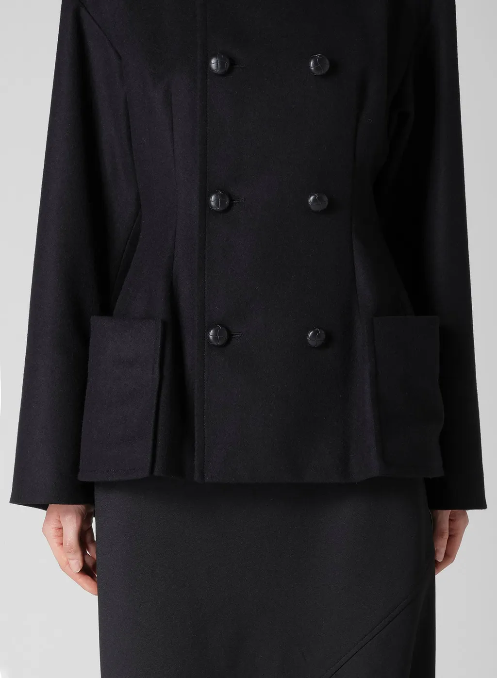 Melton Darts Pea Coat
