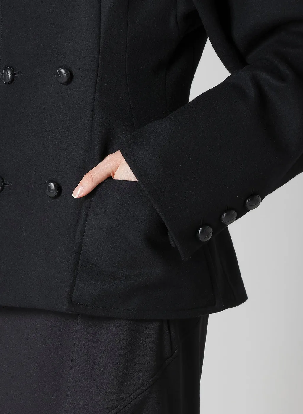 Melton Darts Pea Coat