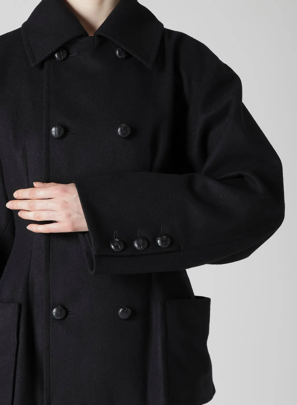 Melton Darts Pea Coat