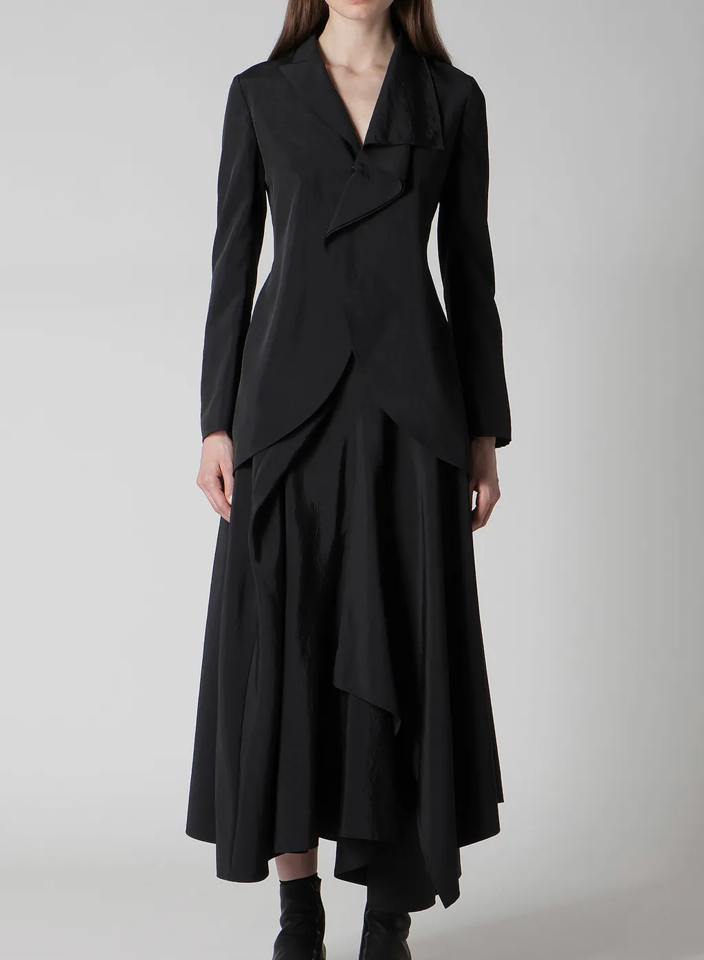Ny/Si Taffeta Asm Rounded Hem Jacket