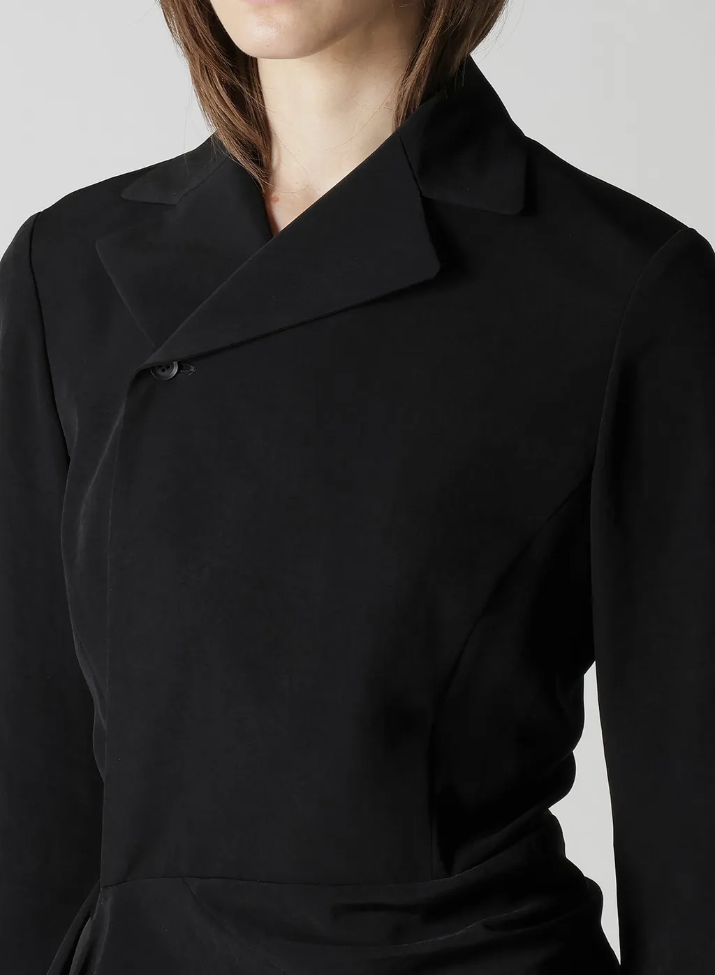 Ta/Pe Crepe De Chine Knot Detail Wrap Dress