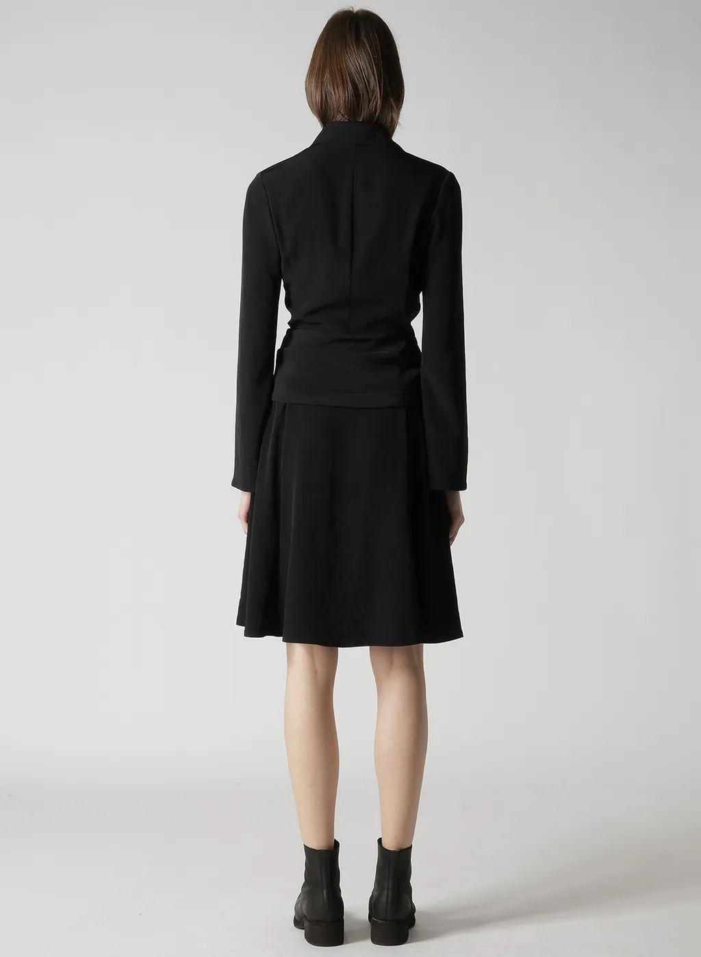 Ta/Pe Crepe De Chine Knot Detail Wrap Dress