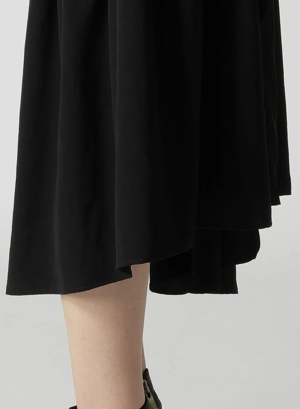 Ta/Pe Crepe De Chine O Collar Shirt Dress