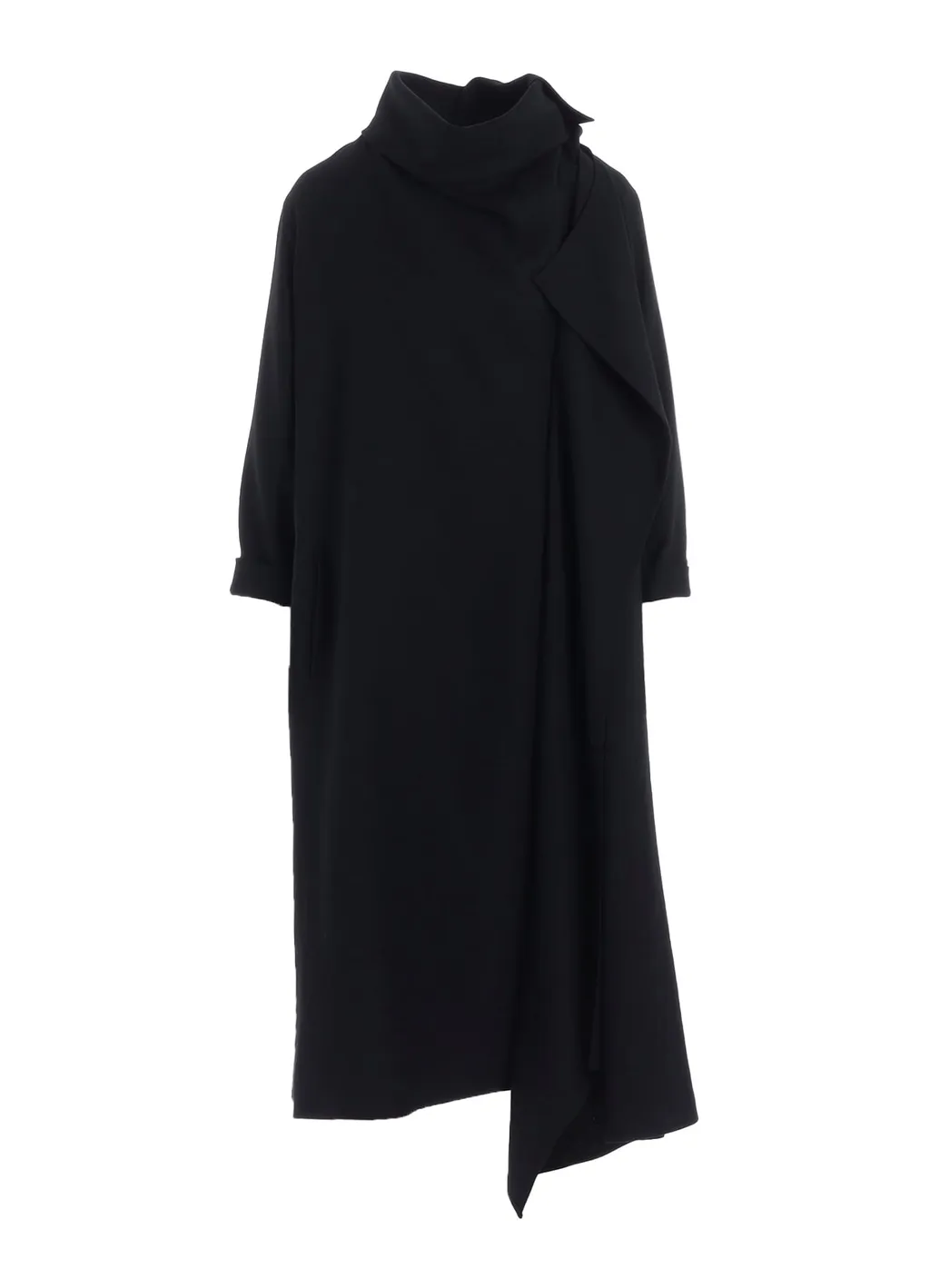 W/Saxony Draped Neck Dress