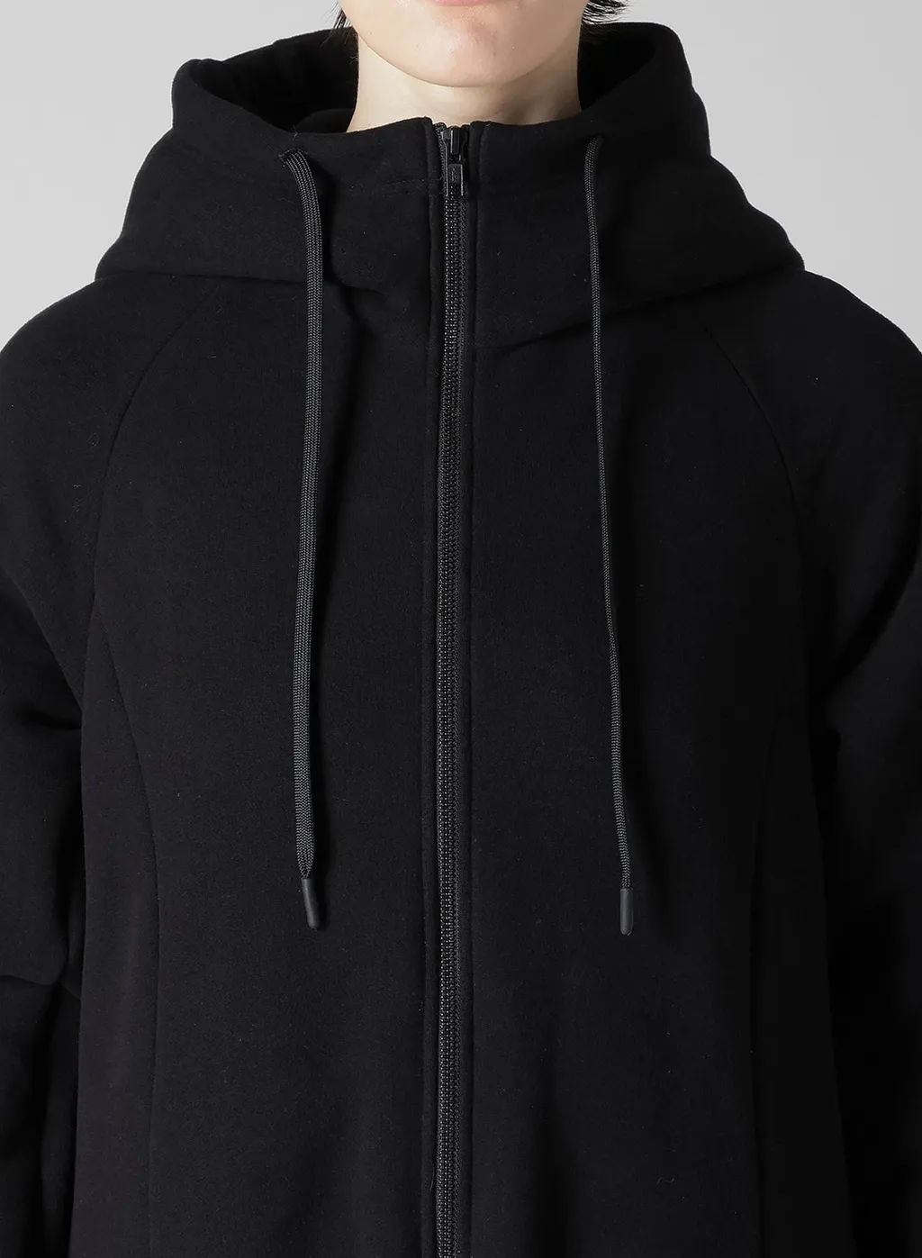 Liy/C Brushed French Terry Hooded Track Dress
