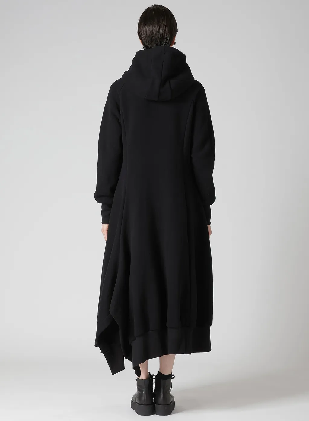 Liy/C Brushed French Terry Hooded Track Dress