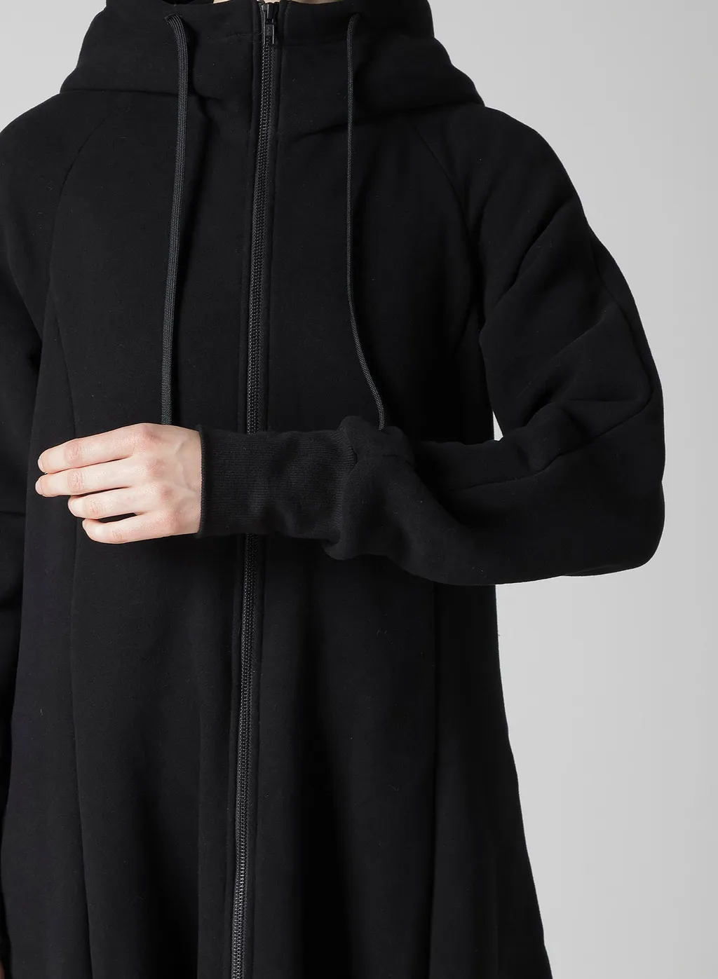 Liy/C Brushed French Terry Hooded Track Dress