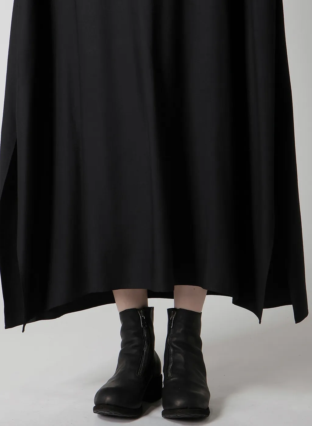 Viscose Twill Side Slit Shirt Dress