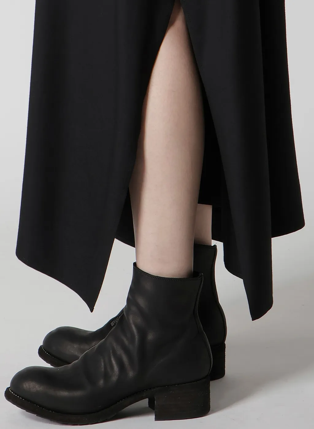 Viscose Twill Side Slit Shirt Dress