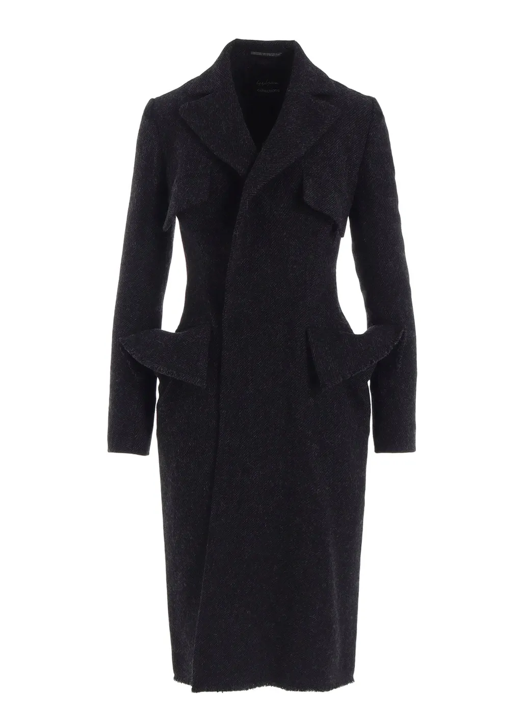 Tweed Cloth Flap Detail Slim Dress