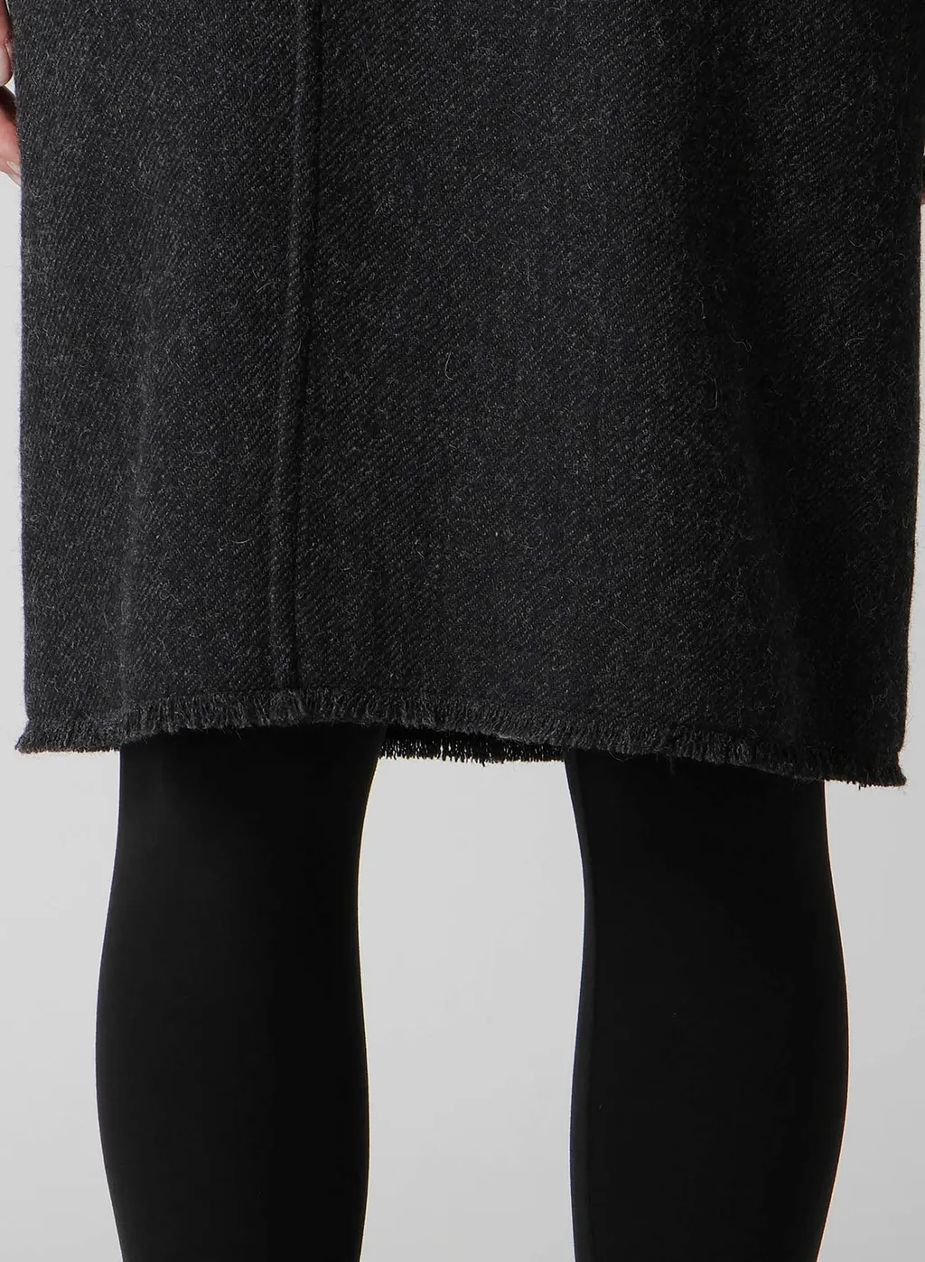 Tweed Cloth Flap Detail Slim Dress