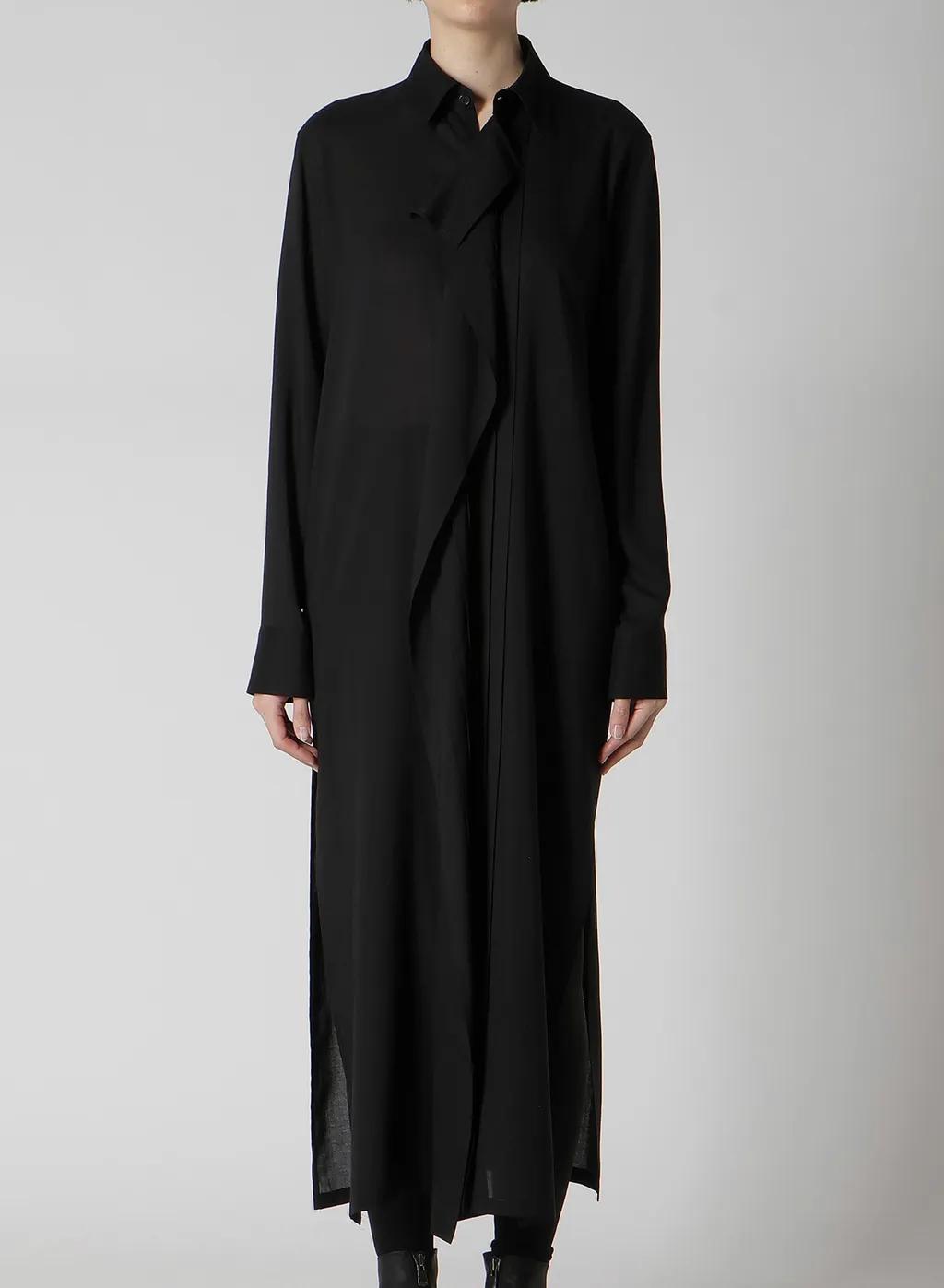 Cellulose Lawn Pintuck Shirt Dress