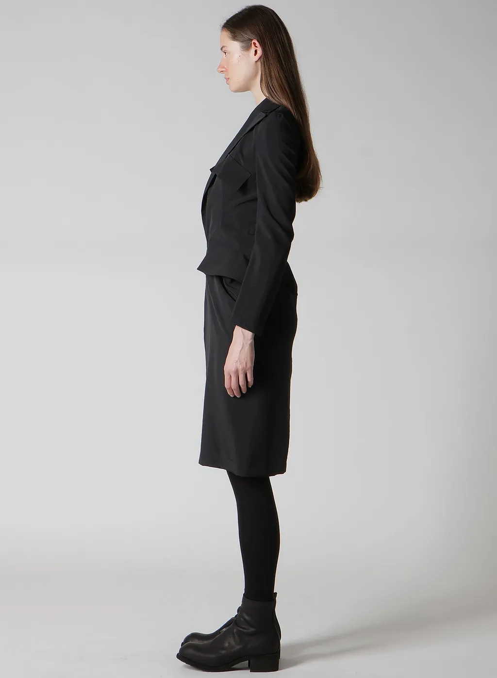 Ny/Si Taffeta Flap Detail Slim Dress