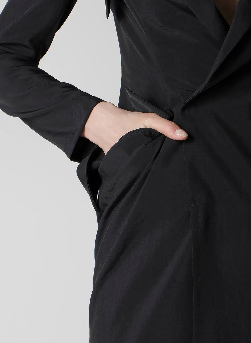 Ny/Si Taffeta Flap Detail Slim Dress