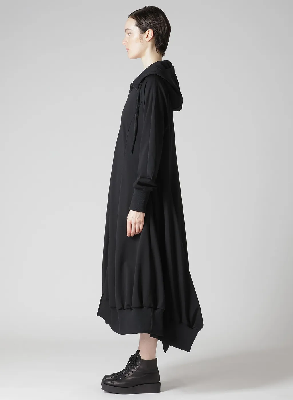 Pe Jersey Twill Hooded Track Dress