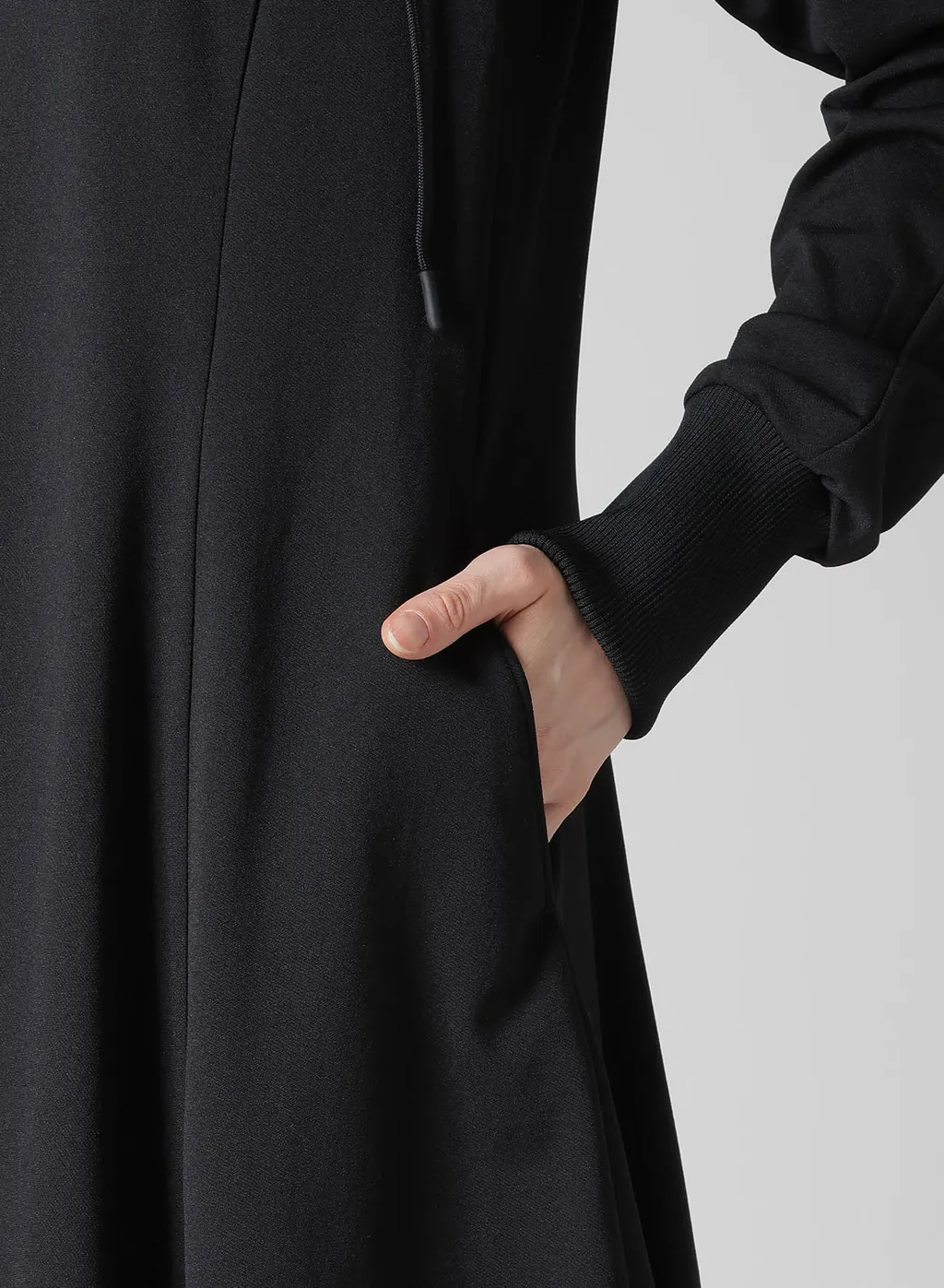 Pe Jersey Twill Hooded Track Dress