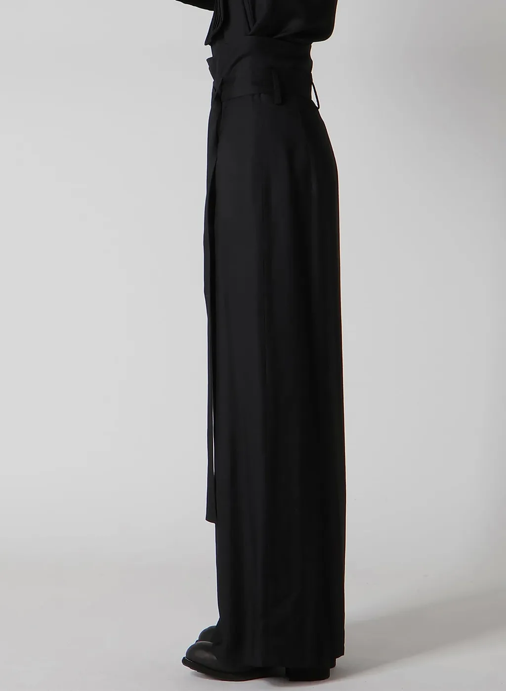 Viscose Twill High Waist Skirt