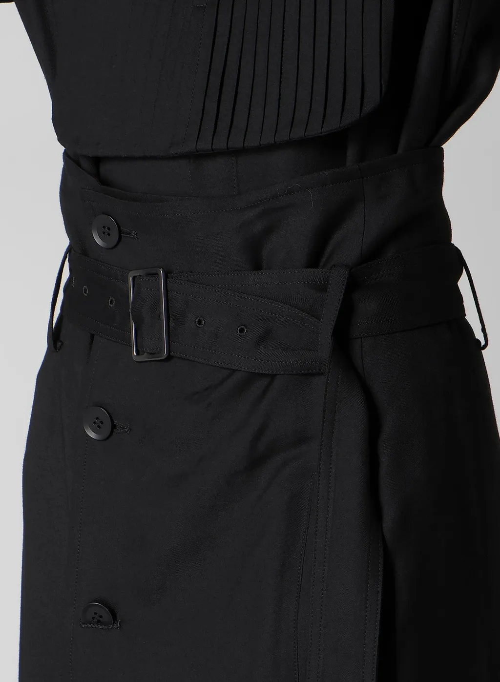 Viscose Twill High Waist Skirt