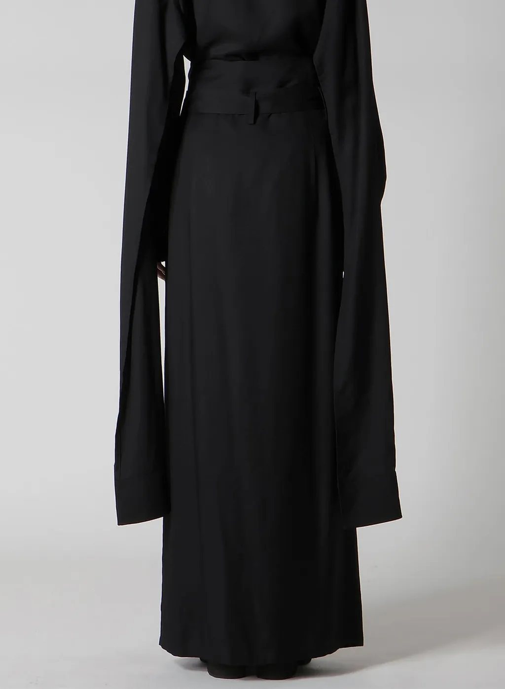 Viscose Twill High Waist Skirt