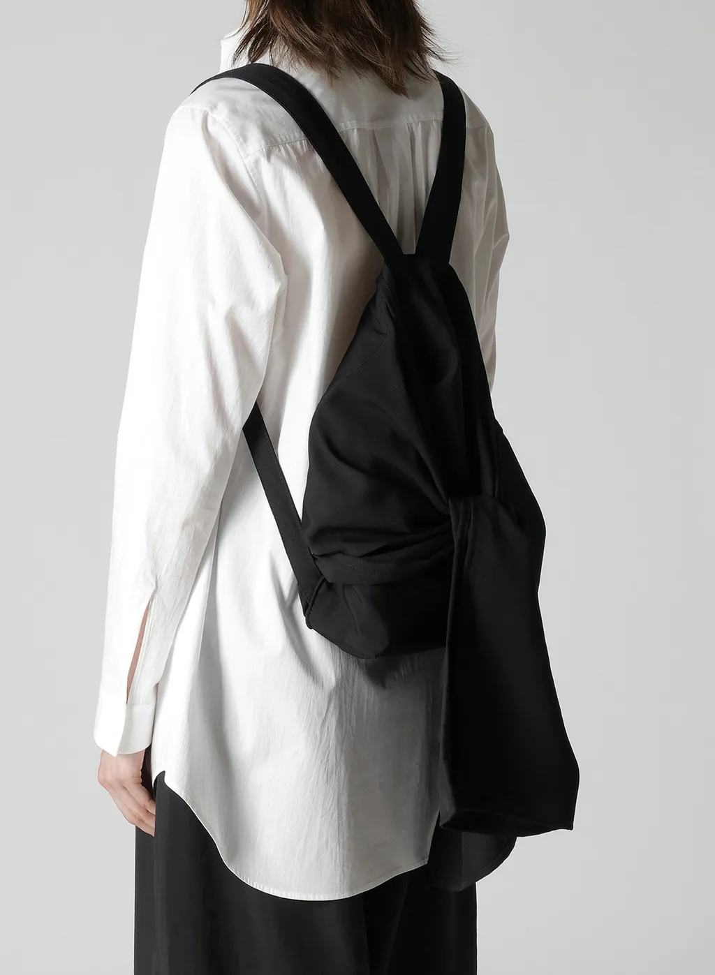 W/Gabardine Cross Draped Backpack