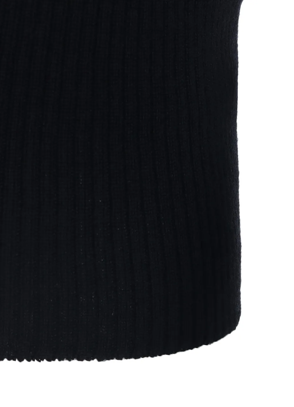 Rib Color Combi High Neck Zip Cd
