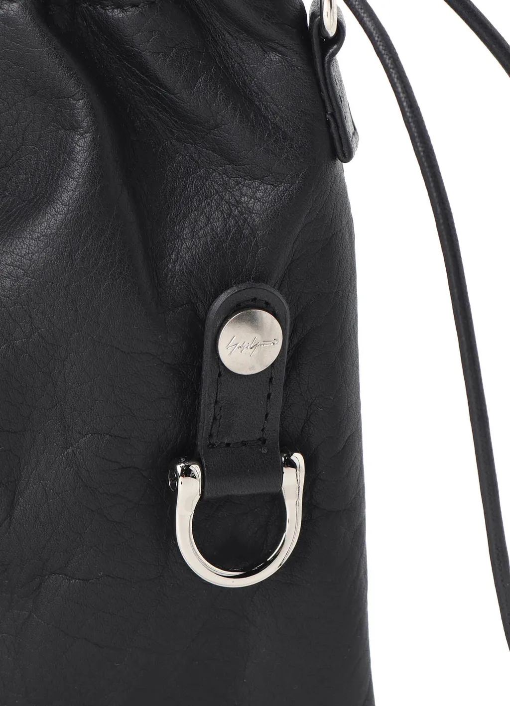 Garment Leather Drawstring Pouch S