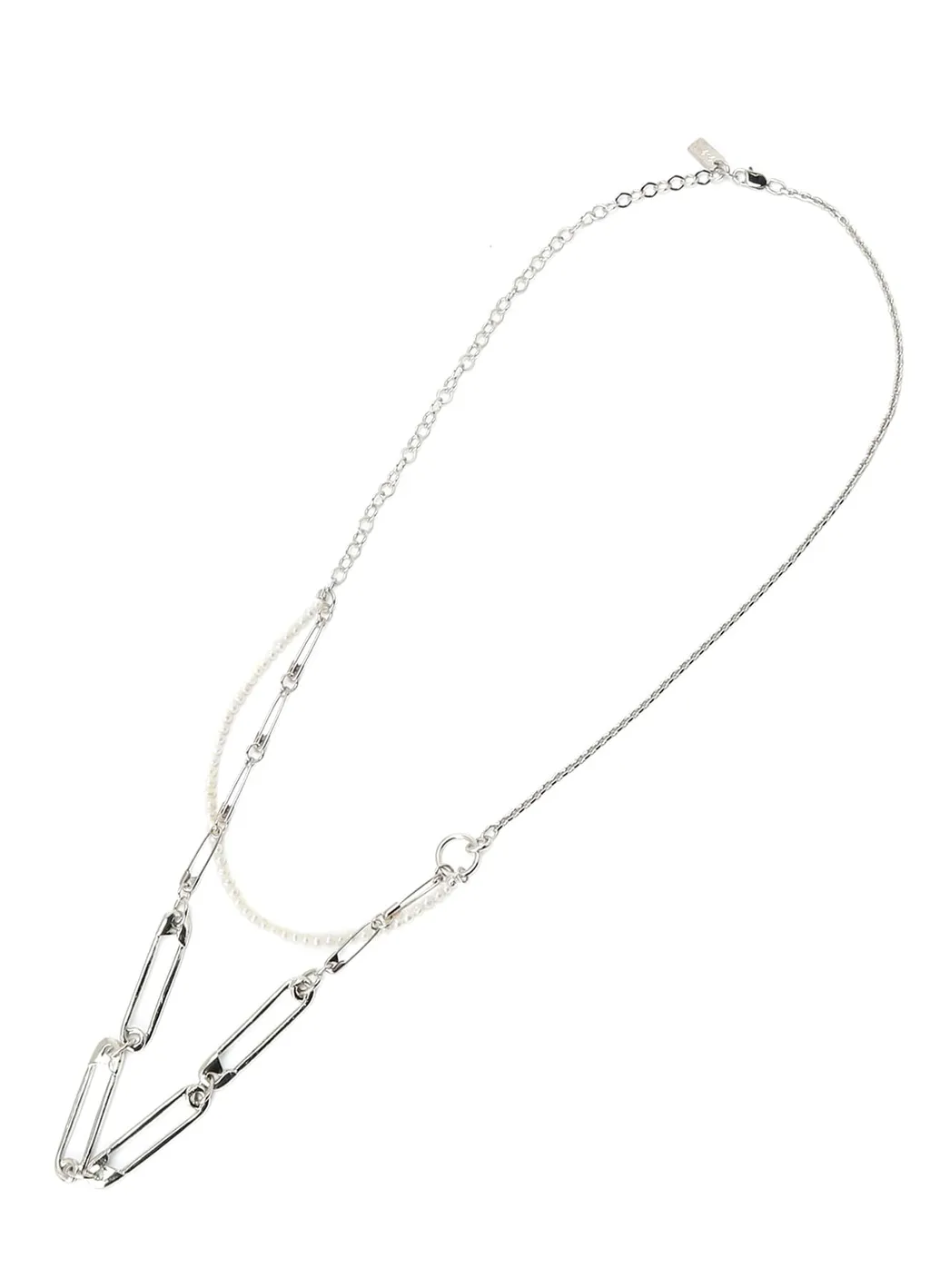 Pearl/Brass A Pearl Chain Necklace