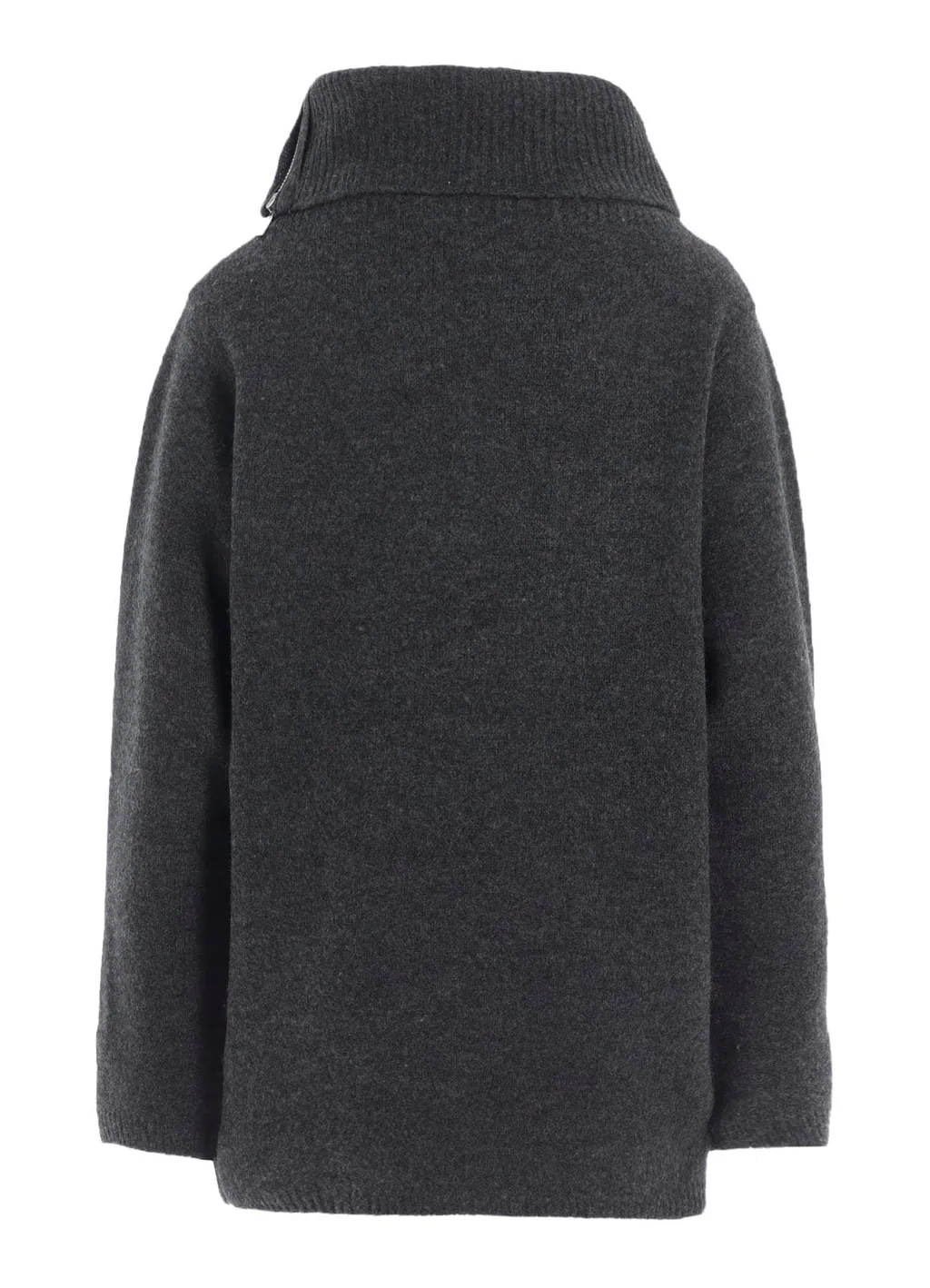 5G3P Plain Stitch 1X1 Rib Big High Neck Po