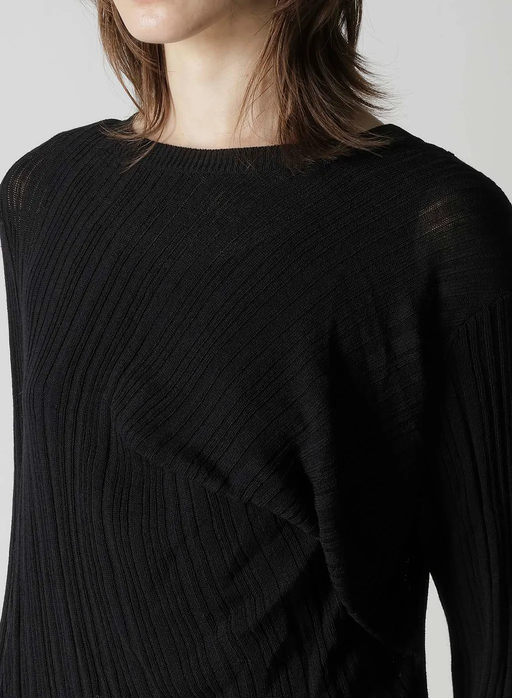 Random Rib Tuck Detail Po