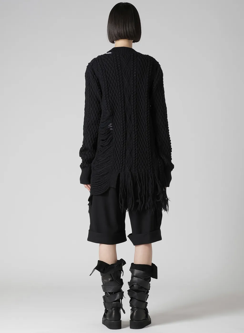 Carma A Crushed Cable Knit Top