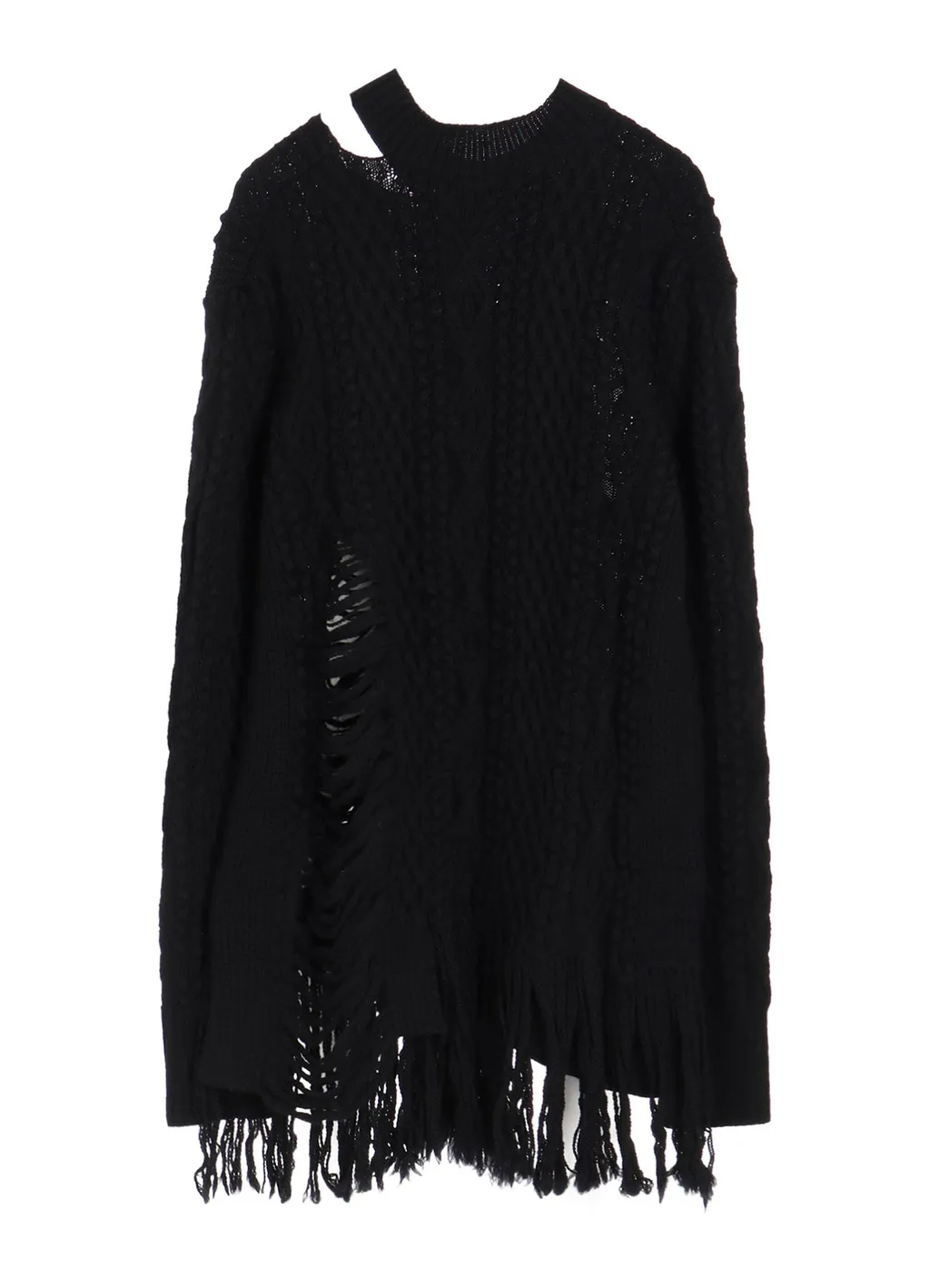 Carma A Crushed Cable Knit Top