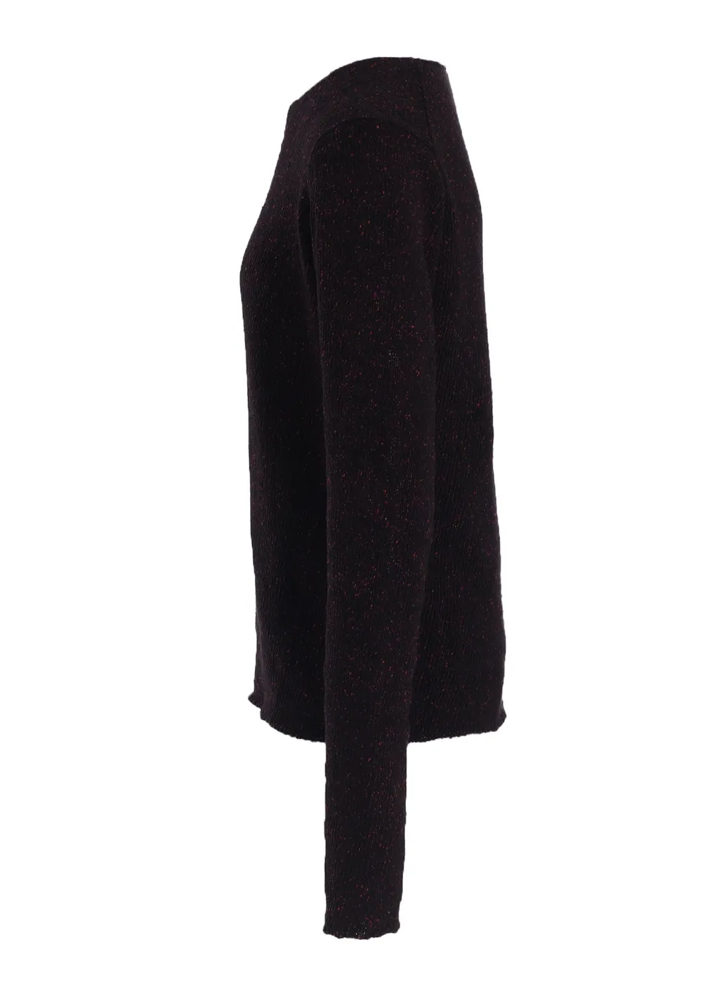 Plain Stitch Oblique Round Neck Po