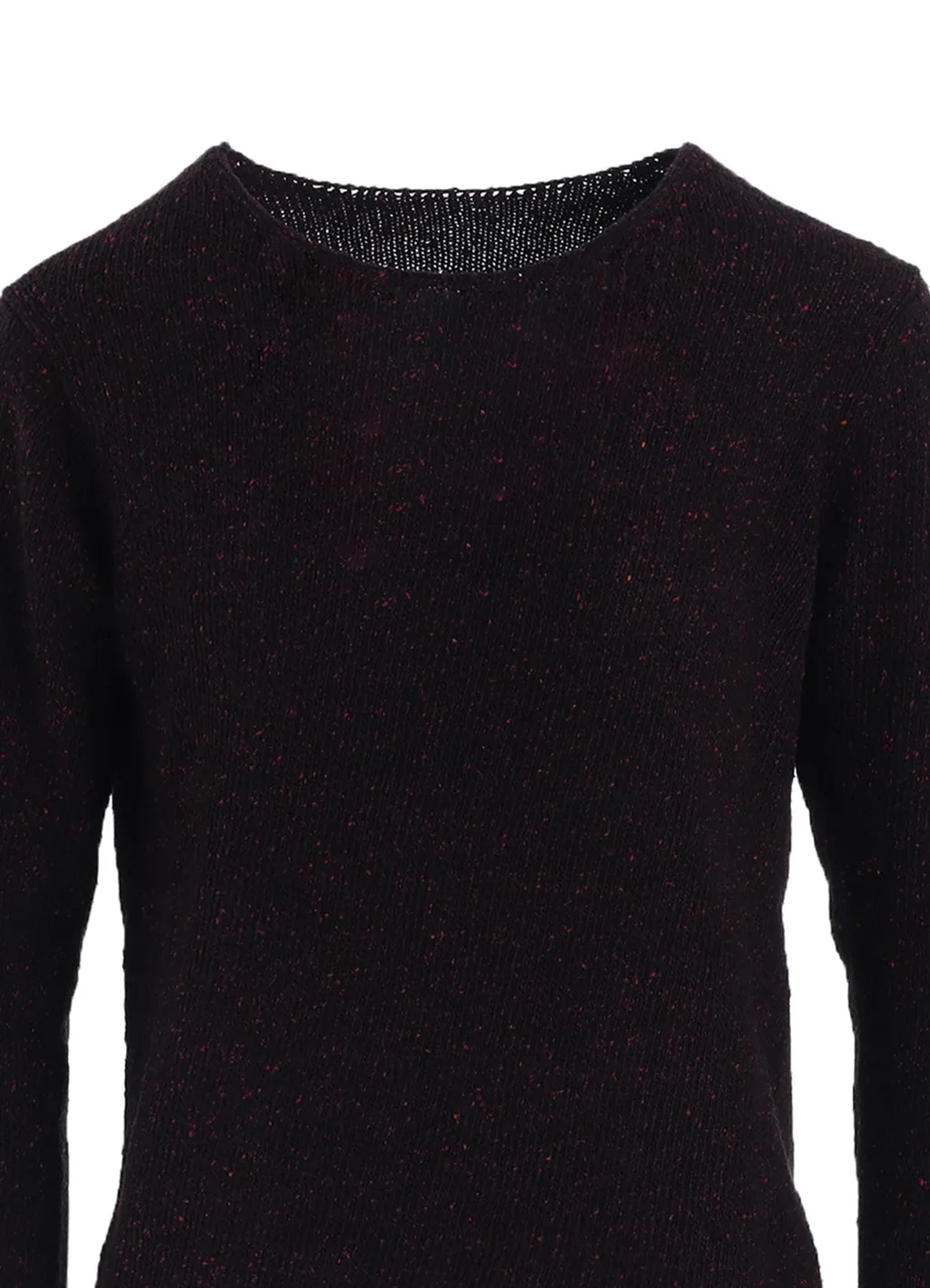 Plain Stitch Oblique Round Neck Po