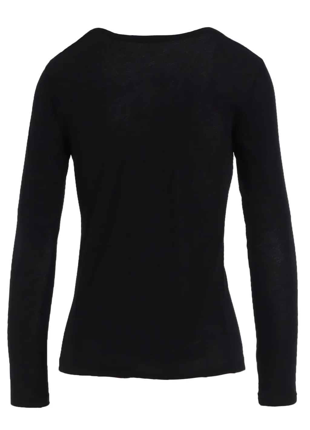 High Twisted Jersey Long Slv Round Neck T