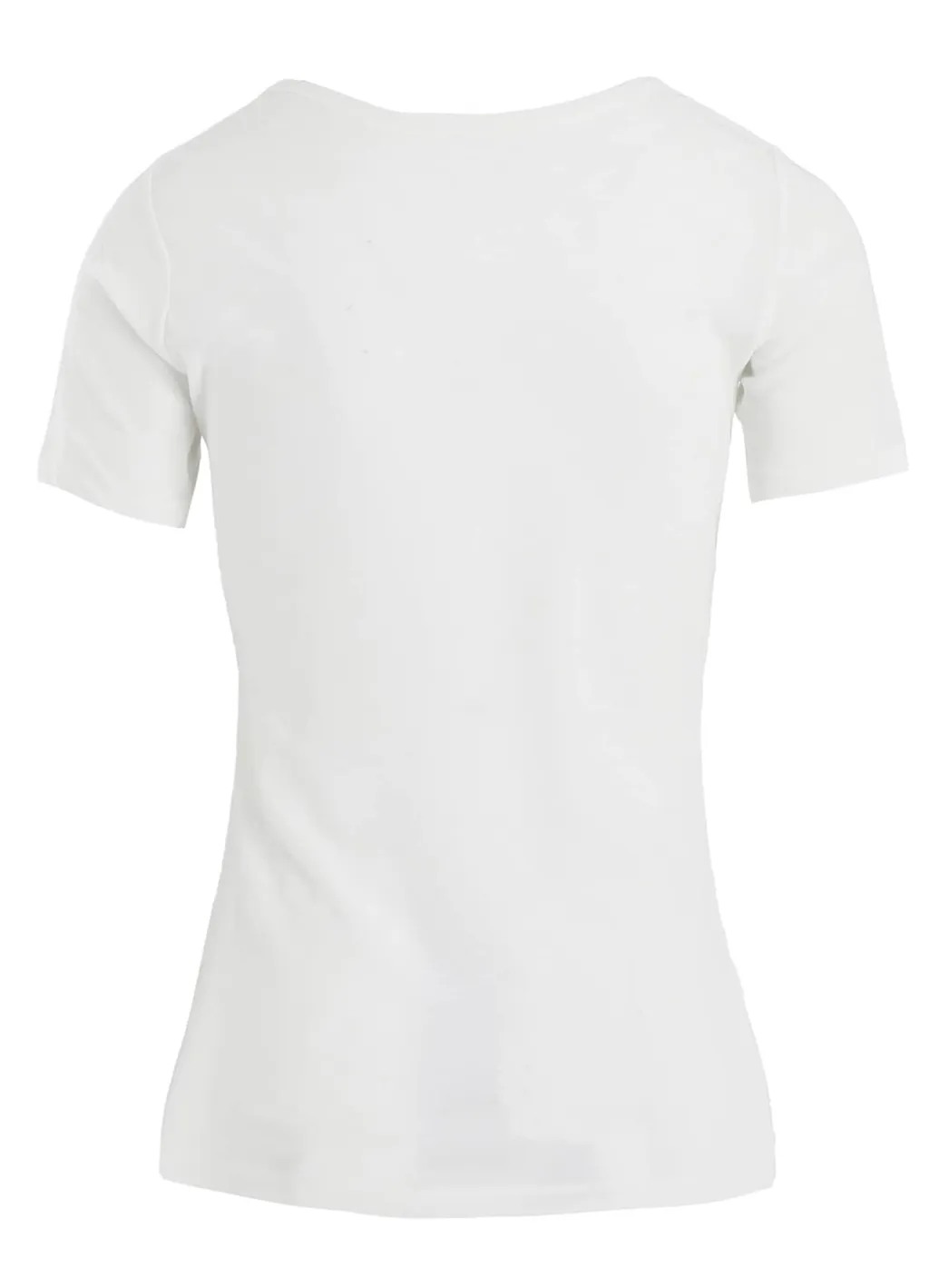 High Twisted Jersey Short Slv Round Neck T