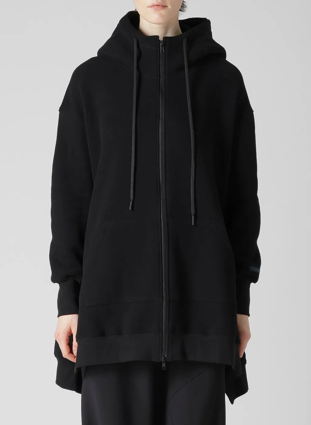 Liy/C Brushed French Terry Unbalanced Hoodie B