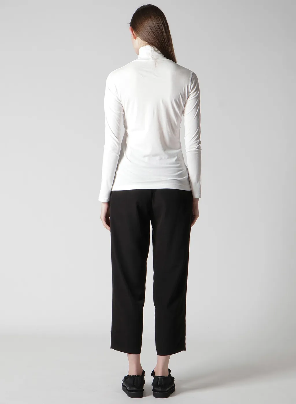 High Twisted Jersey Long Slv Turtle Neck Po