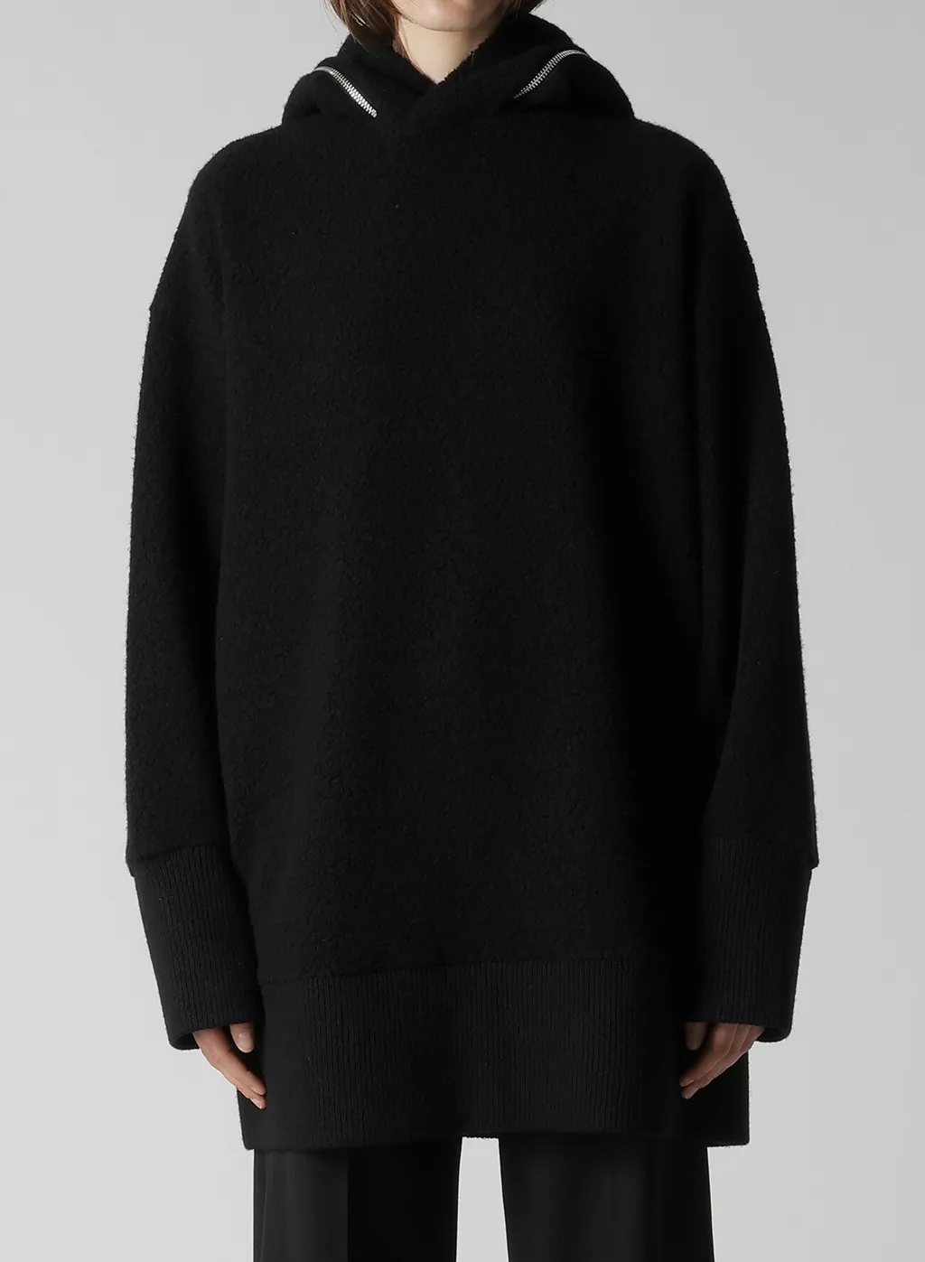 Sheep Pile Zip Hood Po