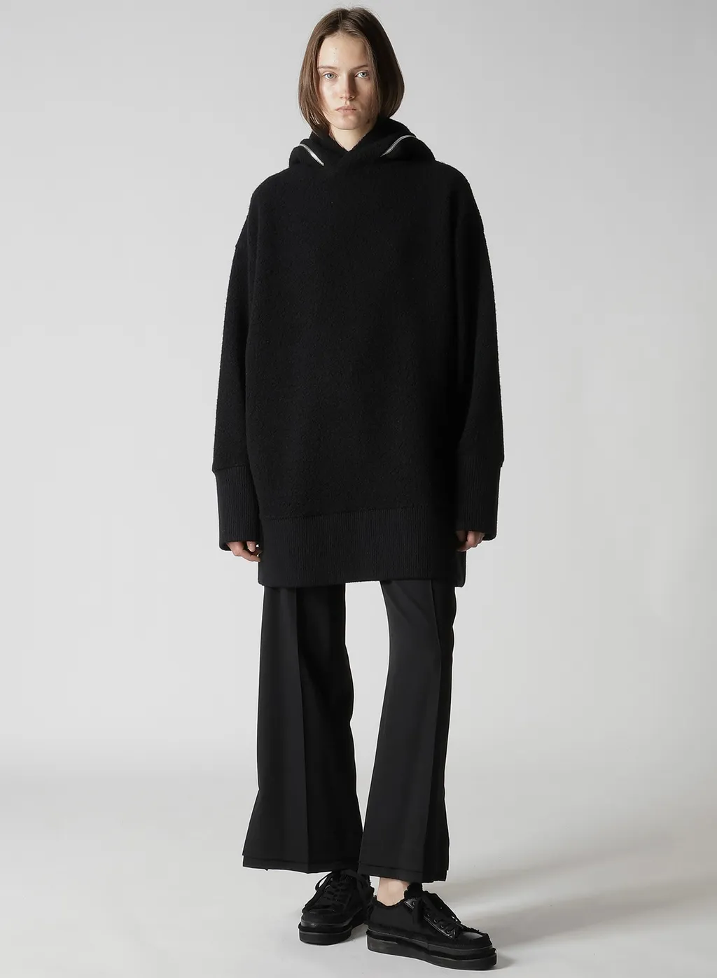 Sheep Pile Zip Hood Po