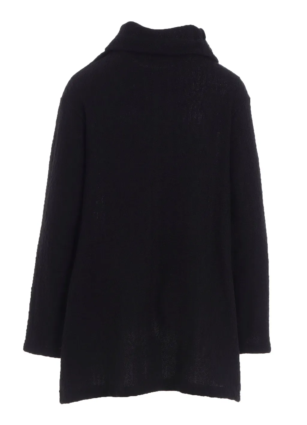 Crushed Glen Check High Neck Cardigan