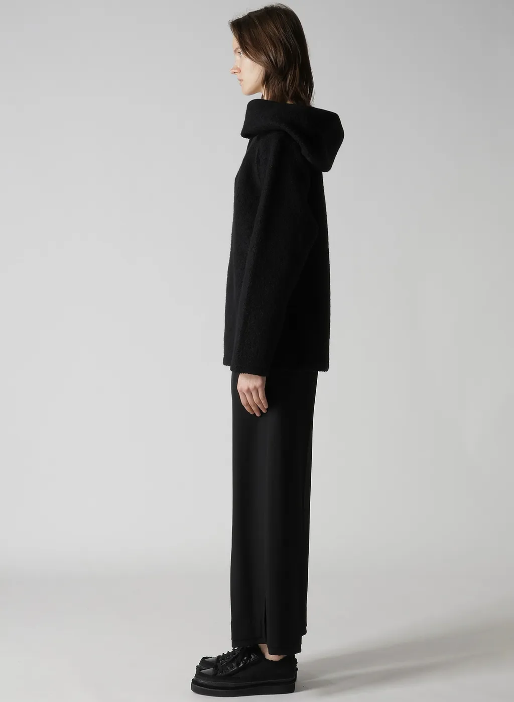 Wool Sheep Pile Hoodie Po