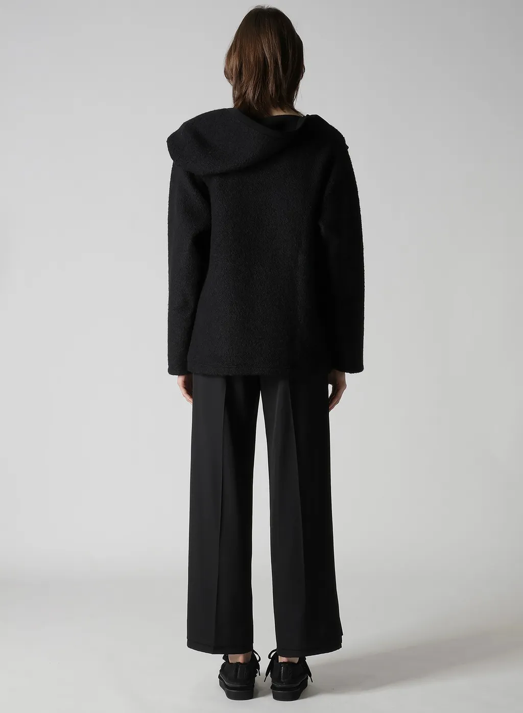 Wool Sheep Pile Hoodie Po