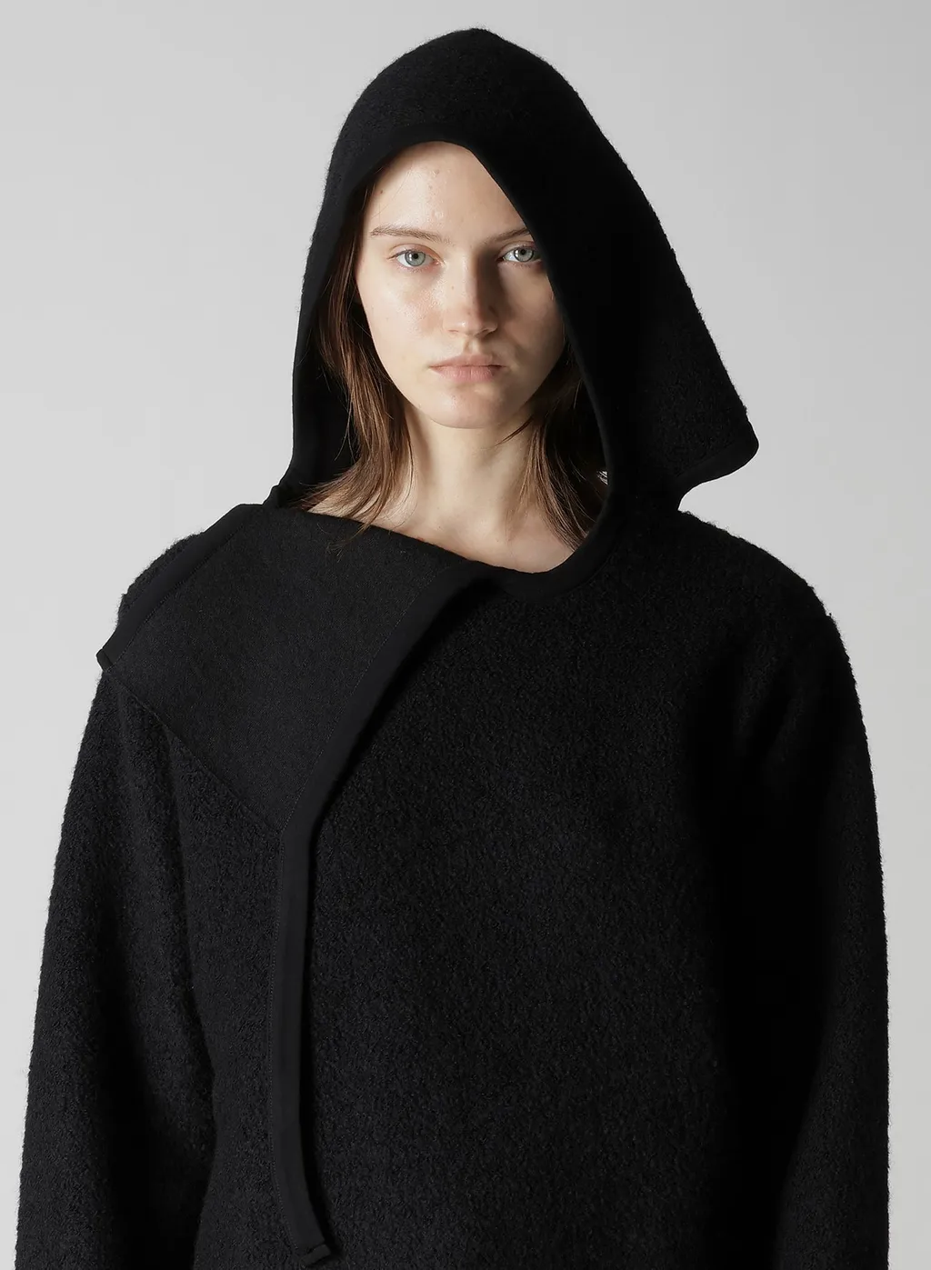 Wool Sheep Pile Hoodie Po