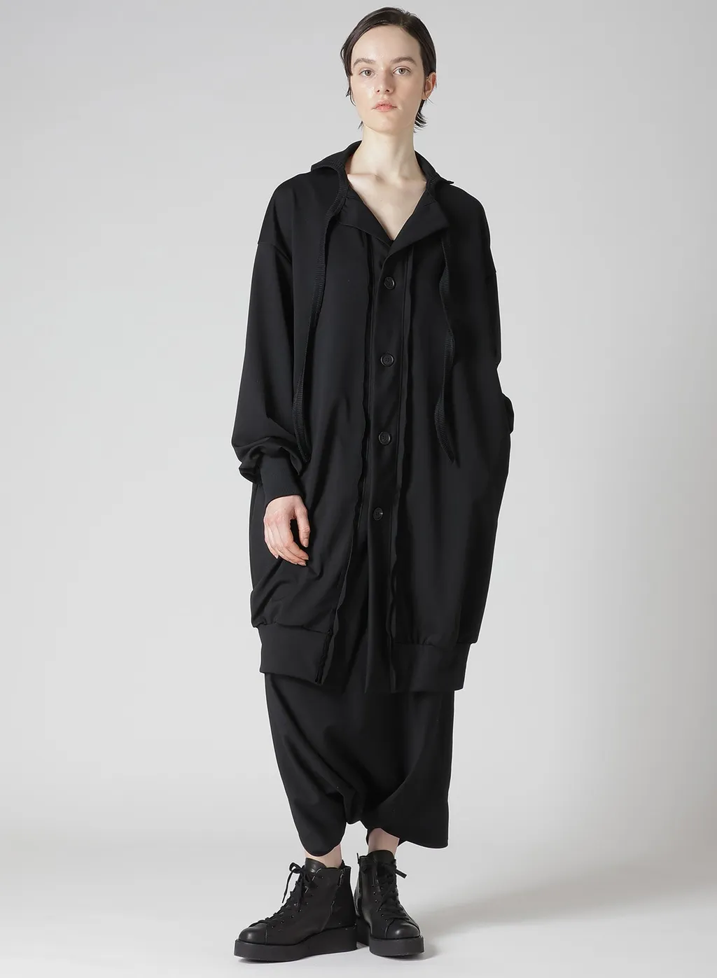 Pe Jersey Twill Button D Cardigan