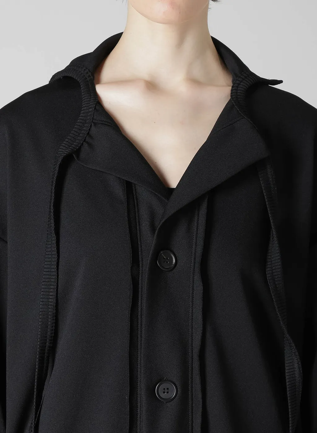 Pe Jersey Twill Button D Cardigan