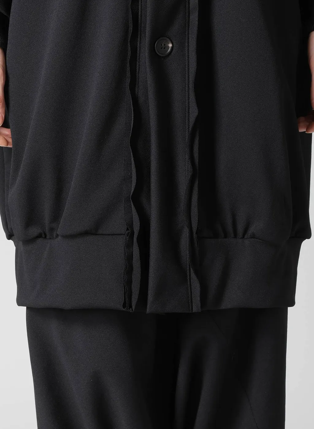 Pe Jersey Twill Button D Cardigan