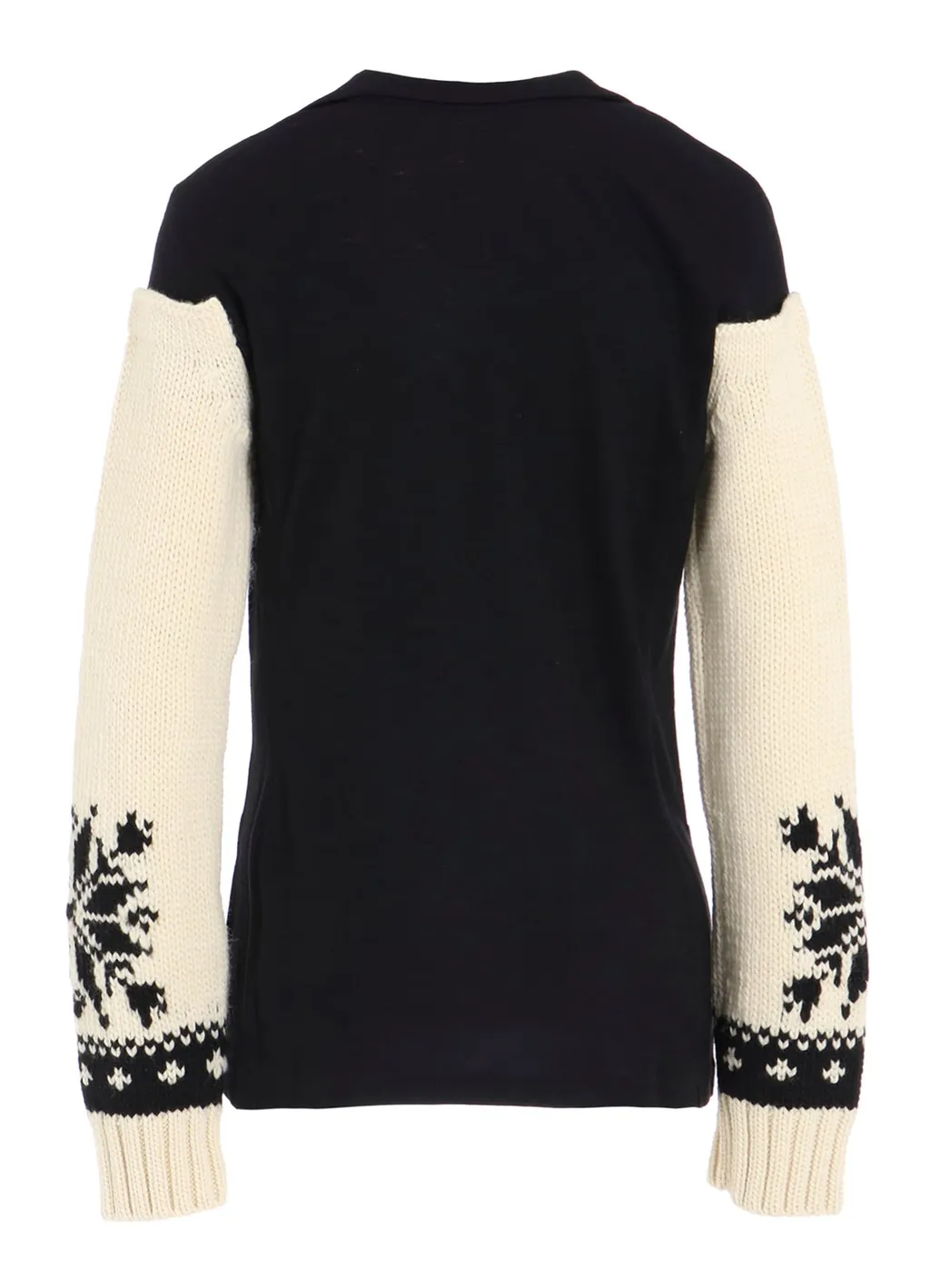 Wool Interlock Snow Pattern Jacket