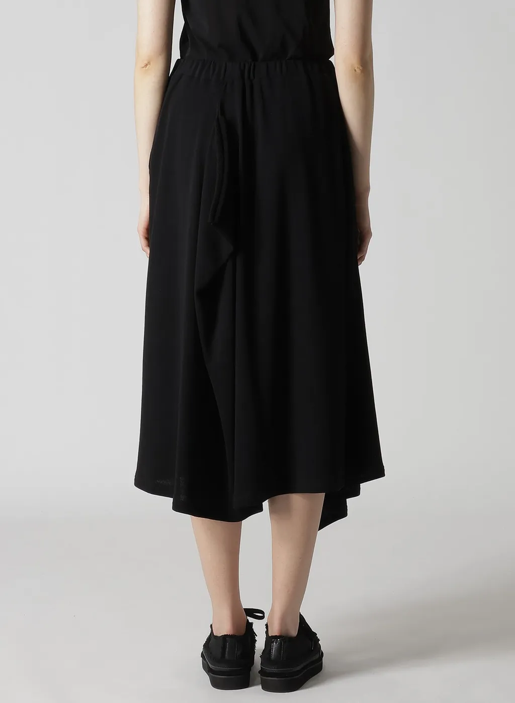 High Twisted Gauze Terry Tucked Skirt