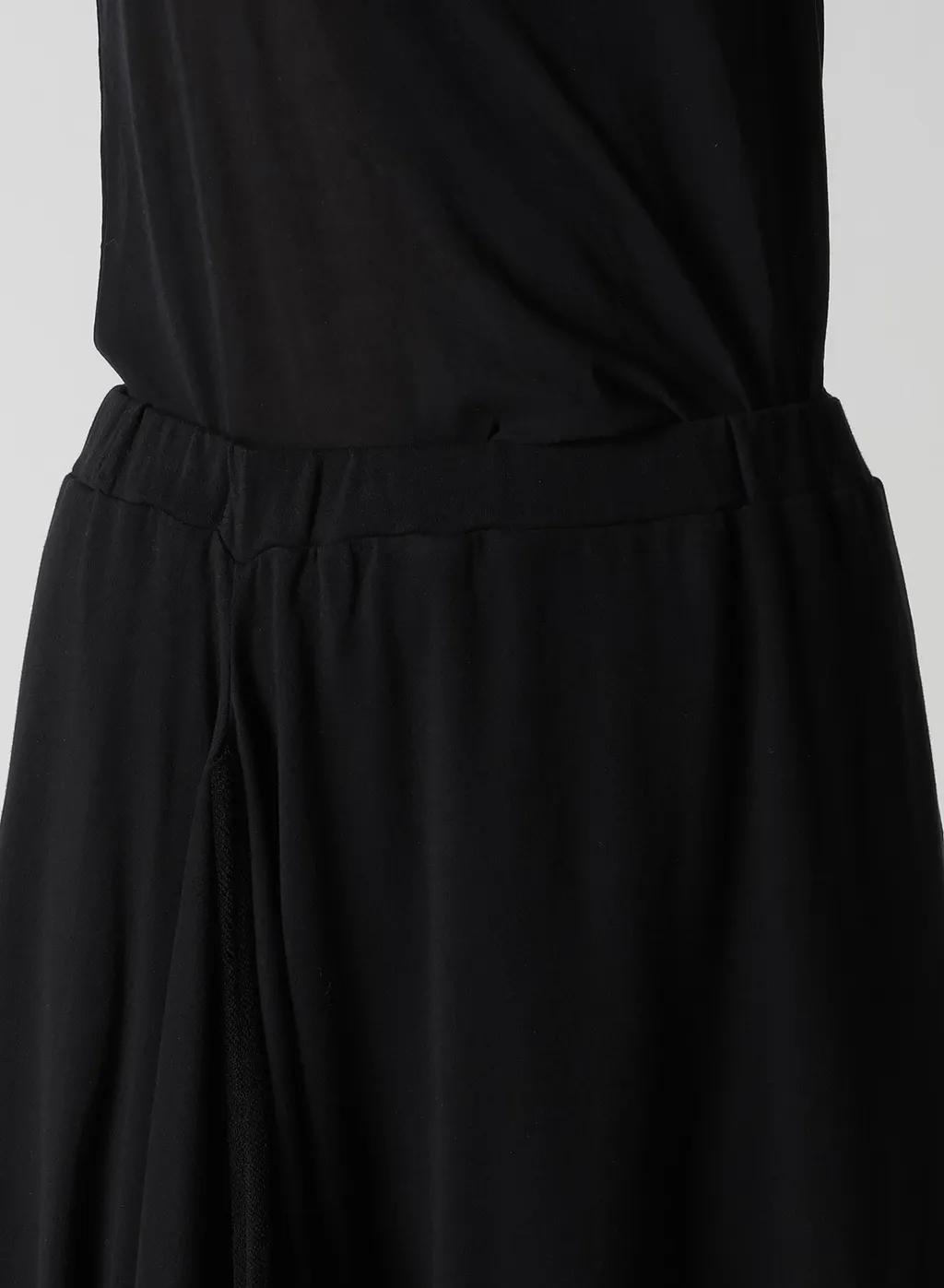 High Twisted Gauze Terry Tucked Skirt